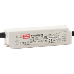 Impulsinis maitinimo &scaron;altinis 24V 1.67A 40.8W IP67, dimeriuojamas MWLPF40D24