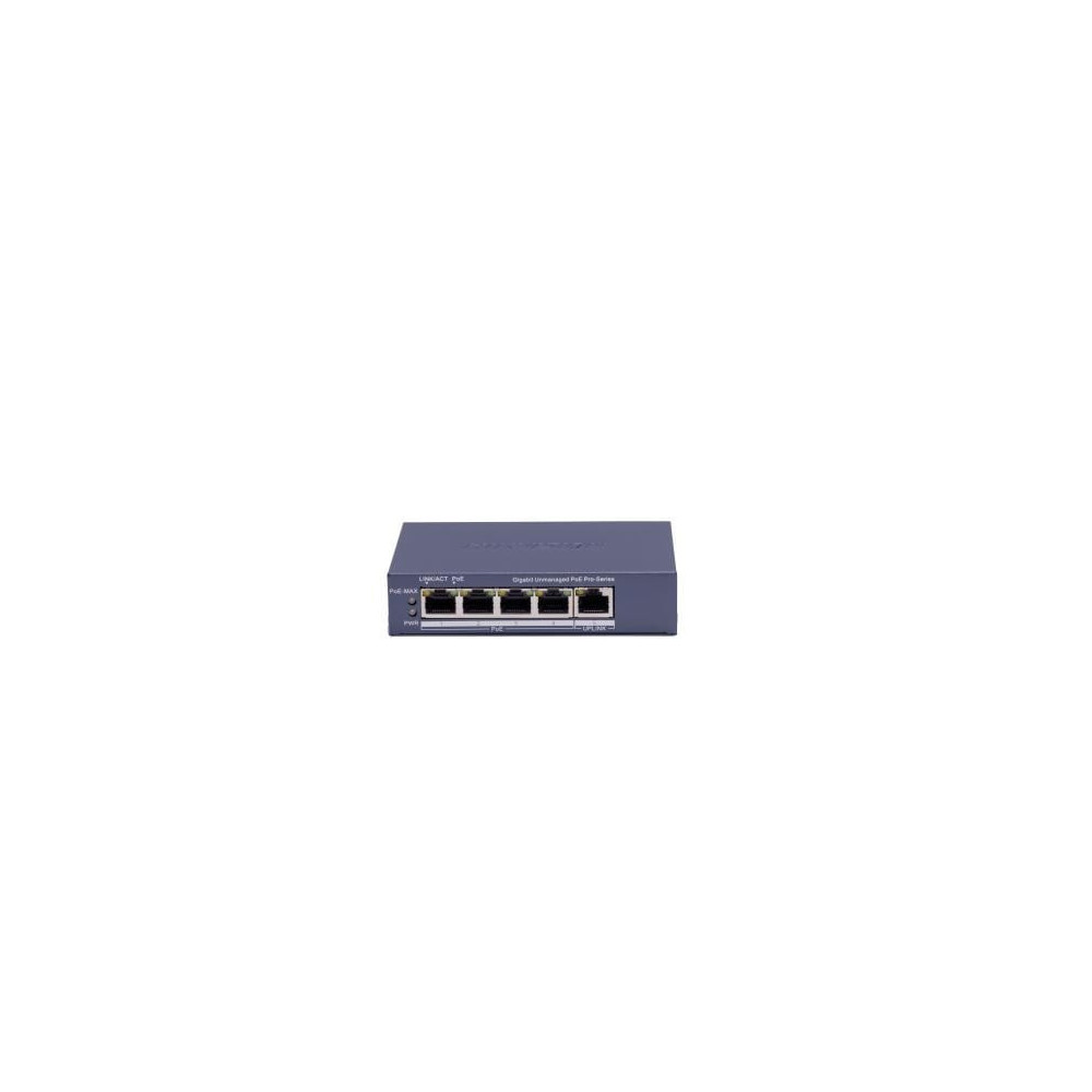 5 prievadų 4 PoE komutatorius Hikvision DS-3E0505P-E(B) SWITCHDS3E0505PEB