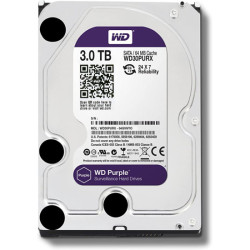 Kietas diskas WD Purple WD30PURX-78 Hikvision Surveillance 3 TB XKD3WD30PURX78