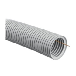 Gofruotas PVC vamzdis su viela 16mm (50m) VGOF16PR