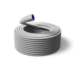 Gofruotas vamzdis su viela D16 Pmflex ICTA16F (pilkas, 100m, behalogenų) VGOFHALOGEND16