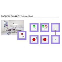 Radijo siųstuvo rėmelis GORKE SPR-RC-V, modulinis, violetinis RSRSPRRCV