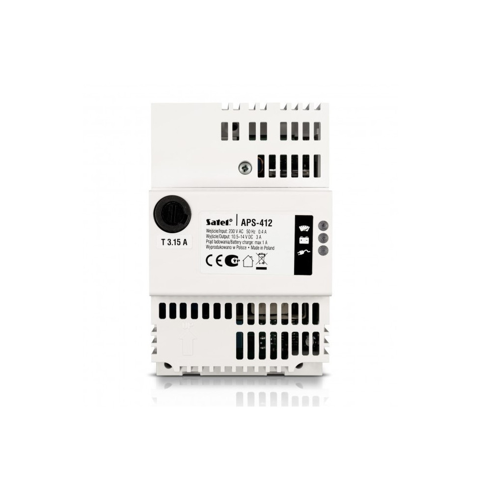 Maitinimo &scaron;altinis Satel APS-412 (4A, 12VDC) INTEGRAMBAPS412