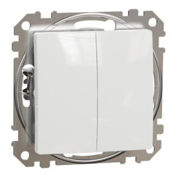 2 klavi&scaron;ų jungiklio mygtukas Schneider Electric Sedna Design SDD111118 (baltas) SDD111118