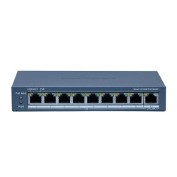 9 prievadų, 8 PoE prievadų komutatorius Hikvision DS-3E1309P-EI(B) SWITCHDS3E1309PEIB