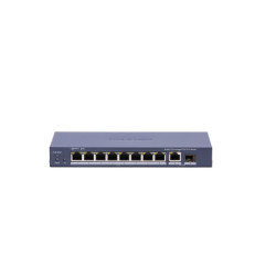 Hikvision 10 prievadų 8 PoE komutatorius DS-3E0510P-E(B) SWITCHDS3E0510PEB