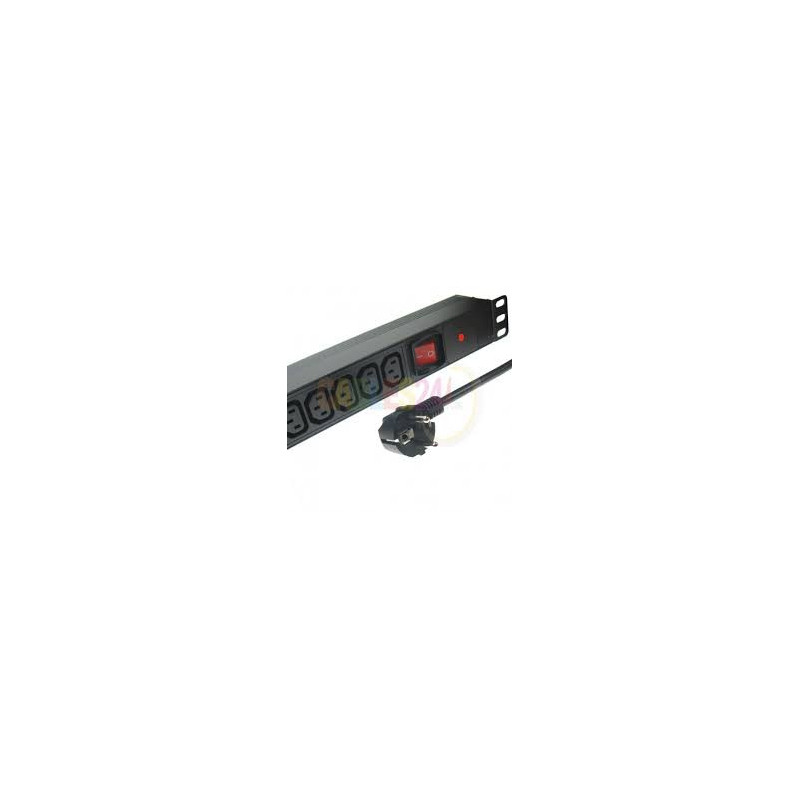 Maitinimo panelė 19'' 8X220V su C13 lizdu ESPAL220V8C13