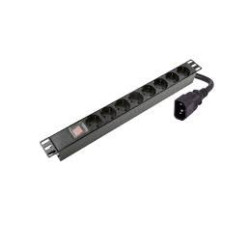 Maitinimo panelė 19'' 8X220V su C14 lizdu ESPAL220V8C14