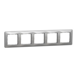 5 vietų rėmelis Schneider Electric Sedna Design SDD313805 (aliuminis) SCHSDD313805