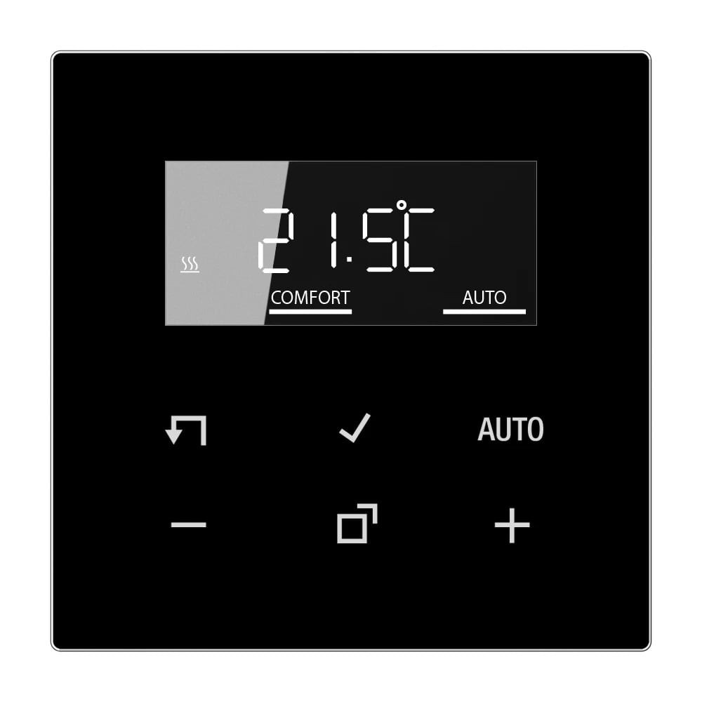 Termostato ekrano modulis su Bluetooth JUNG LS BTLS1791SW (juodas) JUNGBTLS1791SW