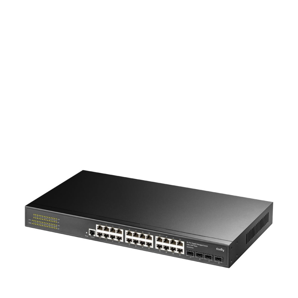 24 prievadų komutatorius CUDY GS2024S2 (Valdomas) SWITCHCUDYGS2024S2