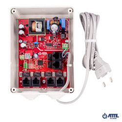 6 prievadų komutatorius ATTE IPB-5-10A-S4 (5x PoE, 100Mbps, 90W, IP55) ATTEIPB510AS4