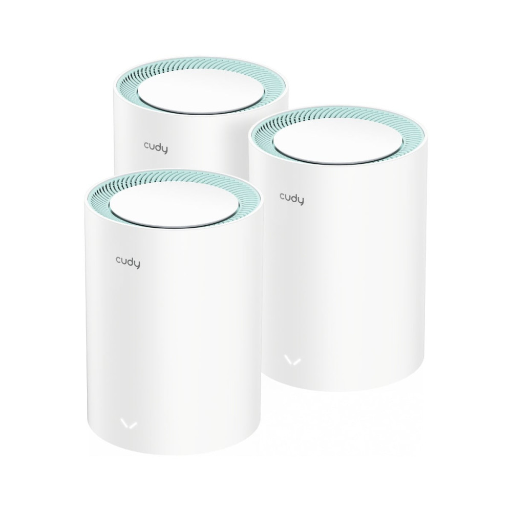 Wi-Fi Mesh sistema Cudy M3000 2.0 (3 vnt.) CUDYM30003PBALTA