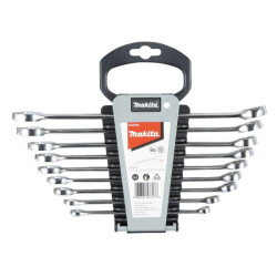 Kombinuotų veržliarakčių komplektas Makita B-65539 (8&ndash;18mm, 9vnt) MB65539