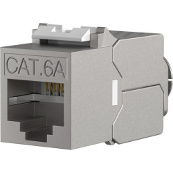 RJ45 lizdas EFB E-200100 (Cat.6A, STP, keystone, 10GE) ELRJ45EFBSTPCAT6ASLIM