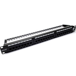 Komutacinė panelė Excel 100-304 (19", 1U, Cat.6, 24 portų) TKP2U24PUTP6KEXC