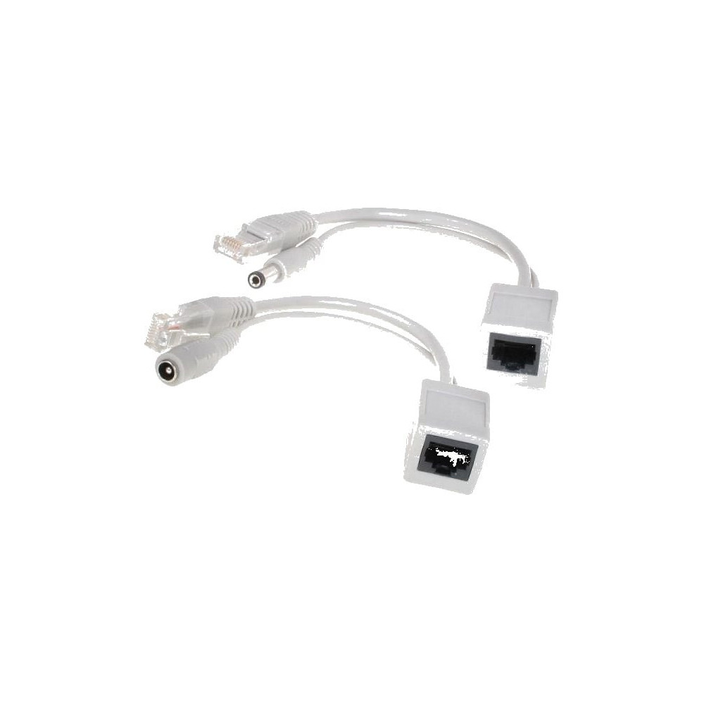 PoE adapteris POE-UNI (48V PoE į 12V, 10/100Mbps) TVIPPOEUNI
