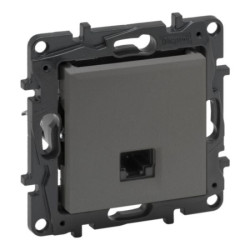 Kompiuterinis lizdas 1xRJ45 UTP Cat.6 Legrand Niloe Step 863463 (pilkas) L863463