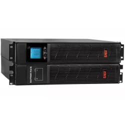 Komplektas EAST UPS 3000VA/2700W Rack/Tower, EPO, LCD + i&scaron;orinis baterijų paketas 6x9Ah/12V *EAST3000VABAT9AH6