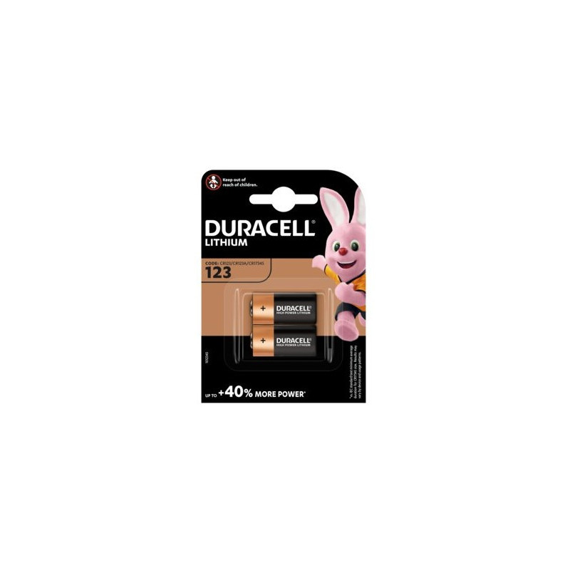 Baterija Duracell Lithium CR123 (1 vnt.) BATERIJACR123DUR