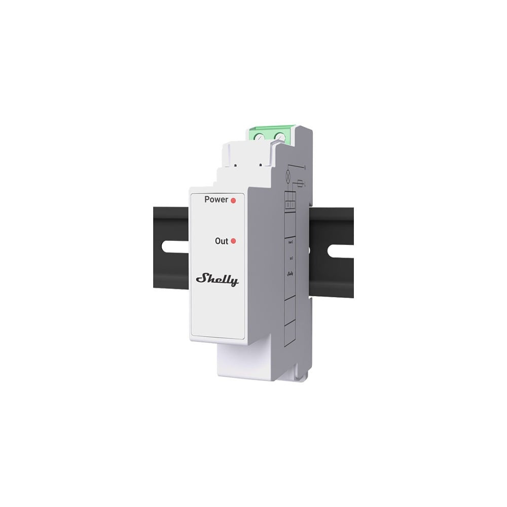 Priedas Shelly Pro 3EM Switch Add-on (sausas kontaktas, 2A) SHELLYPRO3EMswitch