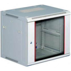 19" pakabinama komutacinė spinta (15U, 600&times;550 mm, dvigubo varstymo, pilka, nesurinkta) KS15U600X550ZH6415G