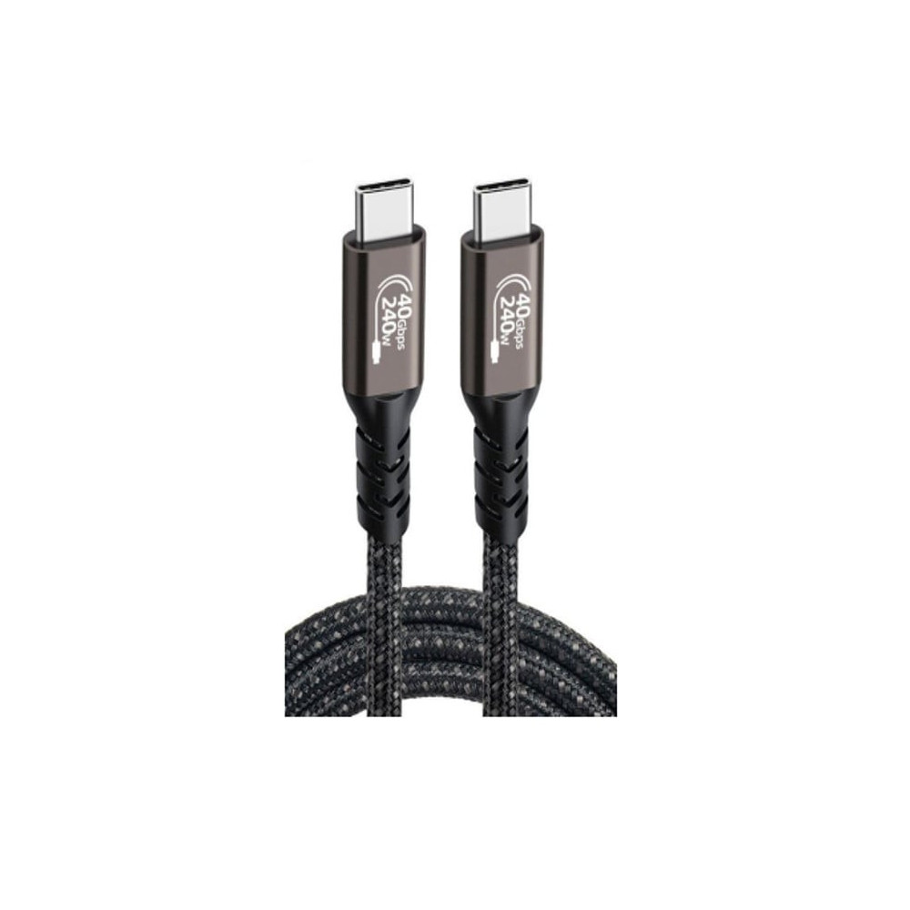 USB-C&ndash;USB-C kabelis Wirellee (1 m, 60 W, PD 3.0, juodas) KAB1P007