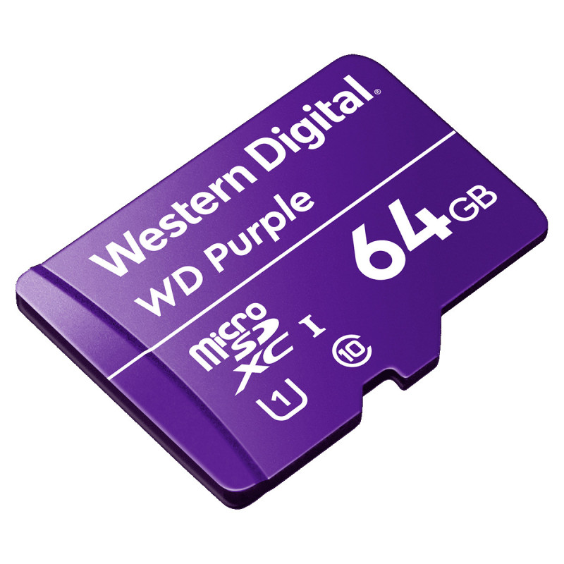 Atminties kortelė Micro SD WD Purple WDD064G1P0C SDWDD064G1P0C