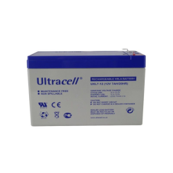 Akumuliatorius Ultracell UXL7-12 (7Ah, 12V, F1, VRLA, AGM) UXL7/12