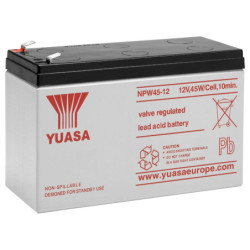 Akumuliatorius YUASA NPW45-12 (8.5Ah, 12V, F2, 45W, VRLA, AGM, gilus i&scaron;krovimas) AY8.5/12