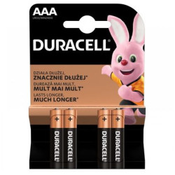 Baterija Duracell Alkaline LR03/AAA (4 vnt.) BATERIJALR03/AAADUR4