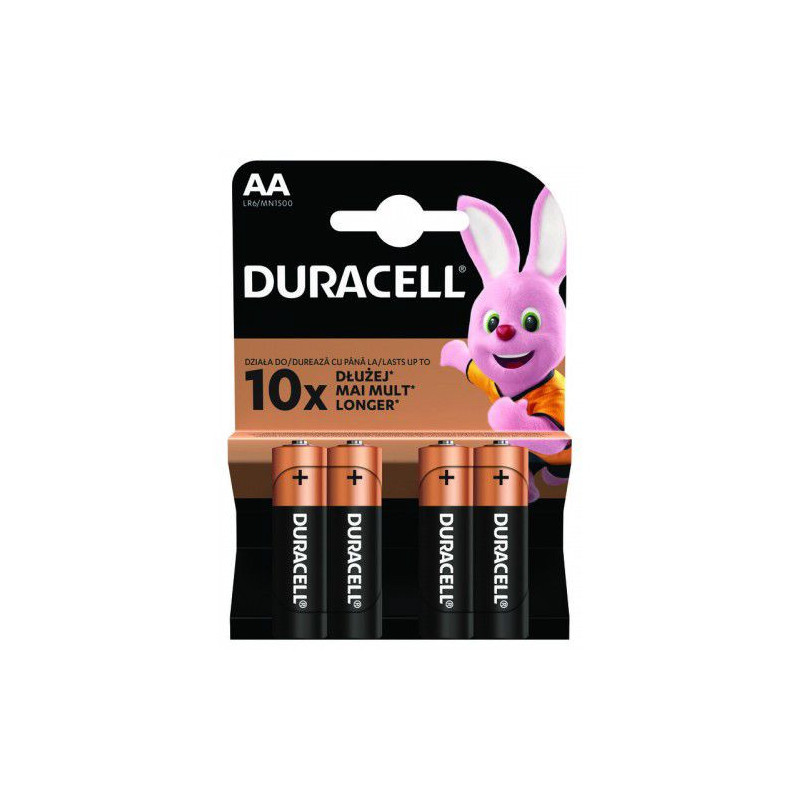 Baterija Duracell Alkaline LR6/AA (4 vnt.) BATERIJALR6/AADUR4
