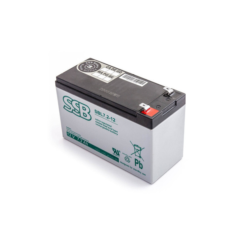 Akumuliatorius SSB SBL (7.2Ah, 12V, F1) SBL7.2/12