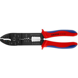 Kabelio nužievinimo ir jungčių užspaudimo replės KNIPEX 1396200 KNIPEX9722240