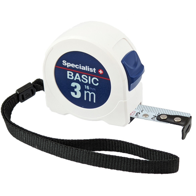 Specialist + Basic ruletė 3 m x 16 mm RMTOOLSRUL3