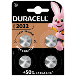 Baterija Duracell Lithium CR2032 (4 vnt.) BATERIJACR2032DUR4