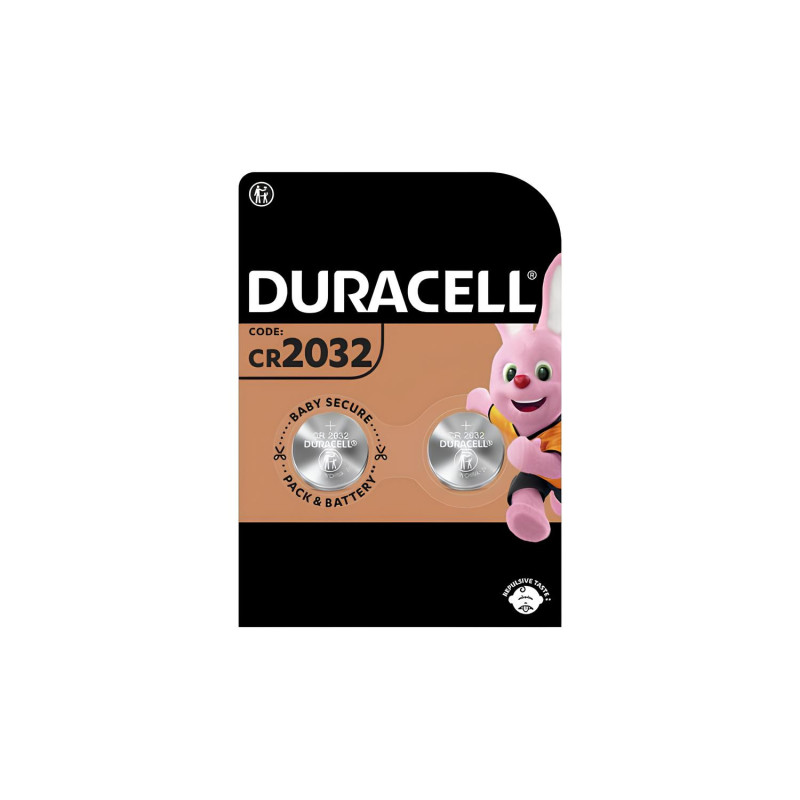 Baterija Duracell Lithium CR2032 (2 vnt.) BATERIJACR2032DUR2