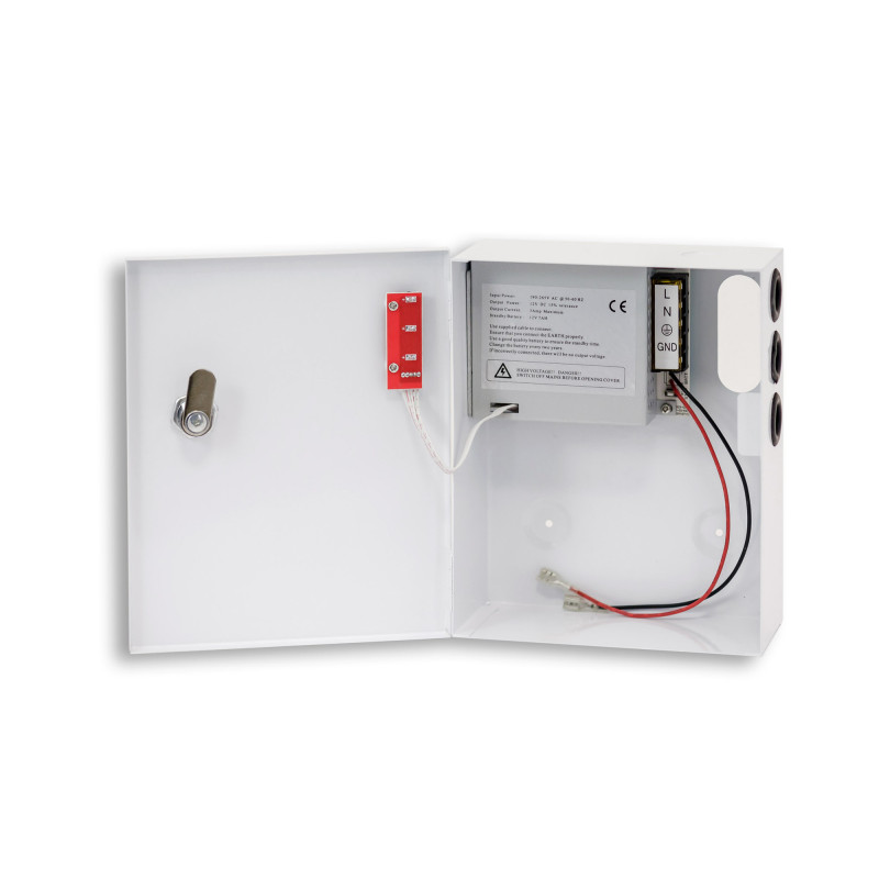 Maitinimo blokas su korpusu PowerBubble PBHD1203-02B (3A/12V, su akum. krovimu) MB3/12