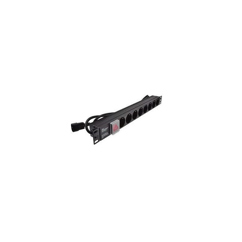 Maitinimo panelė 19'' 8X220V su jungikliu ESPAL220V8IEC320C14PL