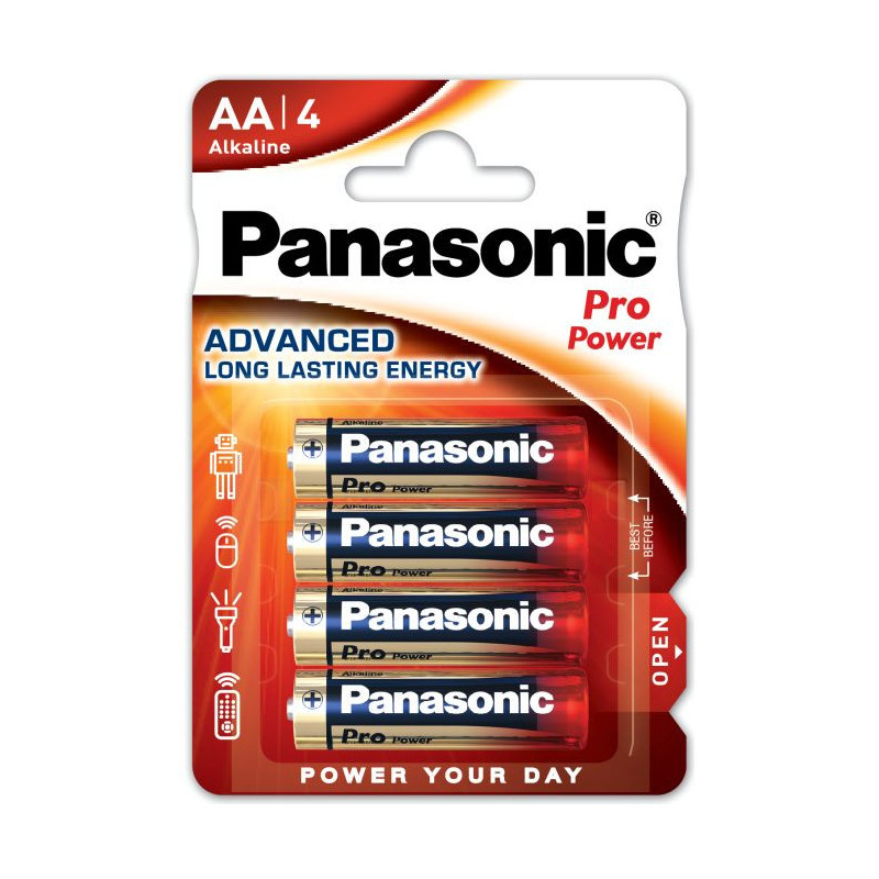 Baterija ProPower Panasonic LR6 AA (4 vnt.) BATERIJALR6PRO