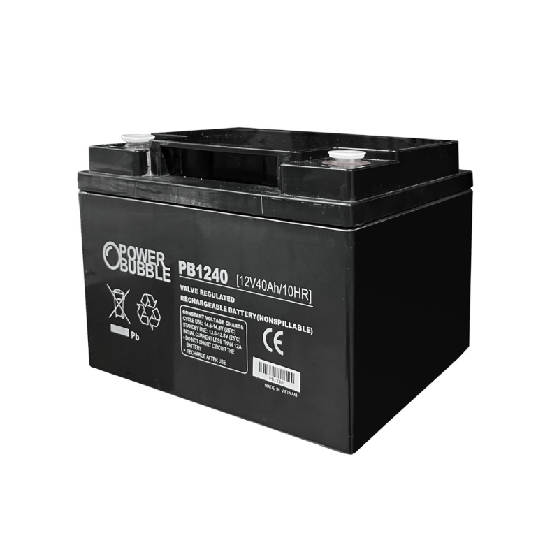 Akumuliatorius Power Bubble PB1240 (40Ah, 12V) AP40/12