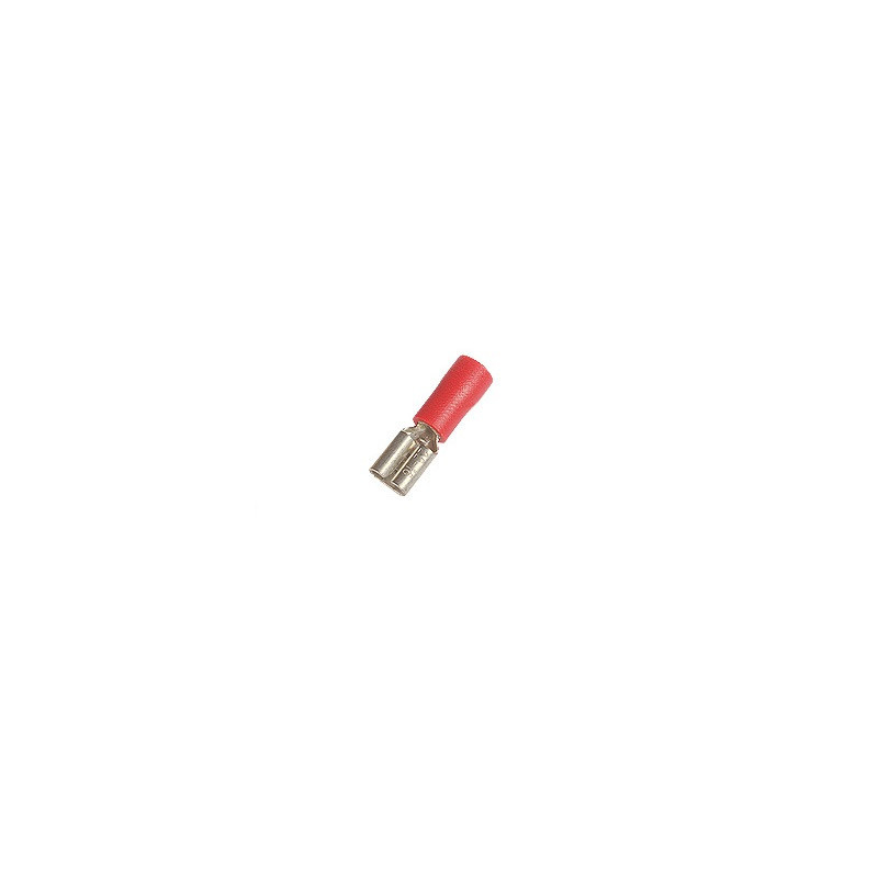AFH-1.5/2.8 izoliuotas ki&scaron;tukinis lizdas (1.5mm&sup2;, raudonas) NAFH-1.5/2.8