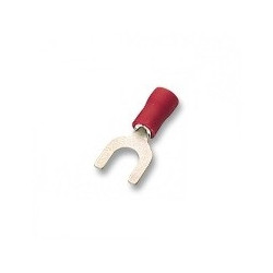 AU presuojama izoliuota &scaron;akutė M8 (1,5 mm&sup2;, raudona) NAU1.5/8
