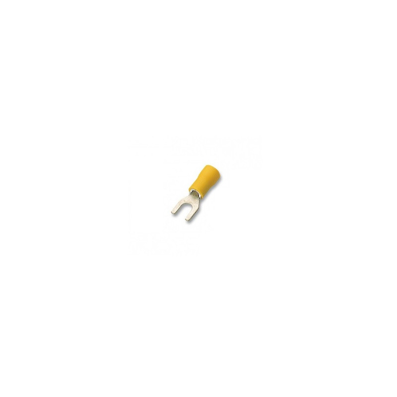 AU presuojama izoliuota &scaron;akutė M6 (6 mm&sup2;, geltona) NAU6/6