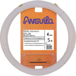 Kabelio pratraukėjas nailoninis (5m, 4mm, baltas, nailonas)  VPRATR4MM5MB