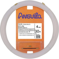 Kabelio pratraukėjas nailoninis (30m, 4mm, baltas, nailonas)  VPRAT4MM30MBALT