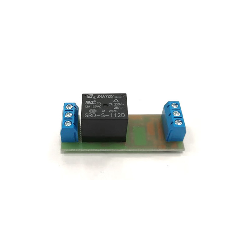 Relės blokas 12V 12A SRD-S-112D (su kontaktinėmis kaladėlėmis) VRELB