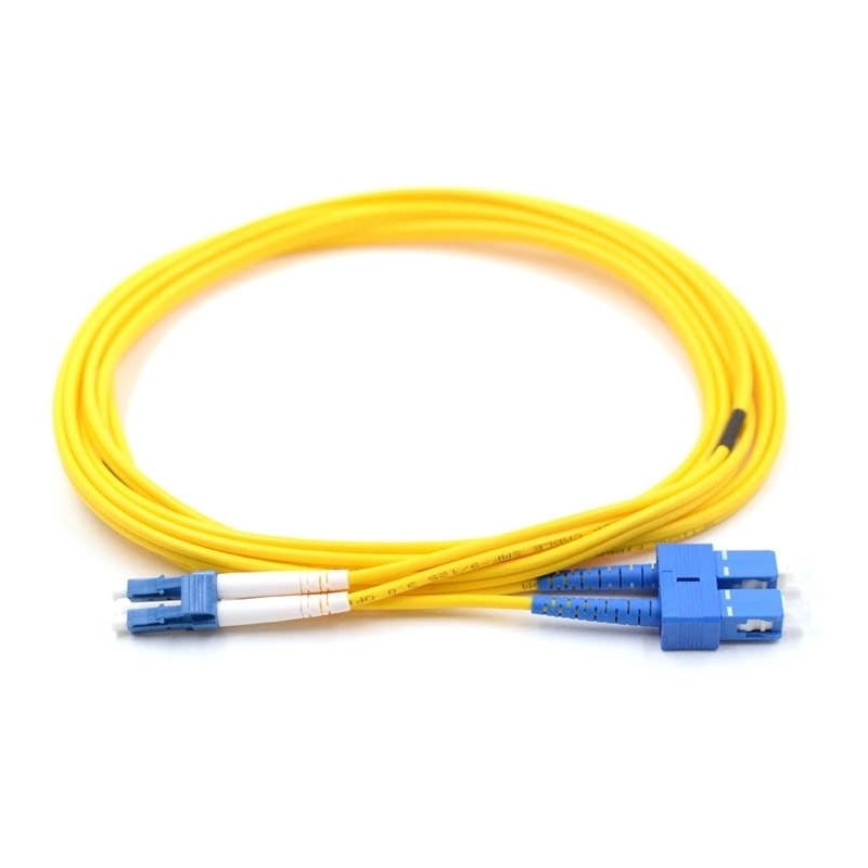 Optinis jungiamasis laidas LC/UPC-SC/UPC SM Duplex (20 m.) OPTJUNGLCSCSMDUP20M