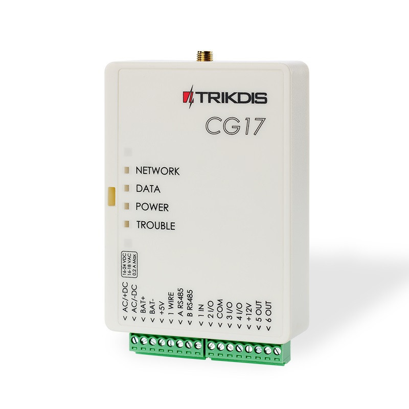 Trikdis valdiklis centralė/valdiklis CG17 su 4G modemu RGSMCG174G