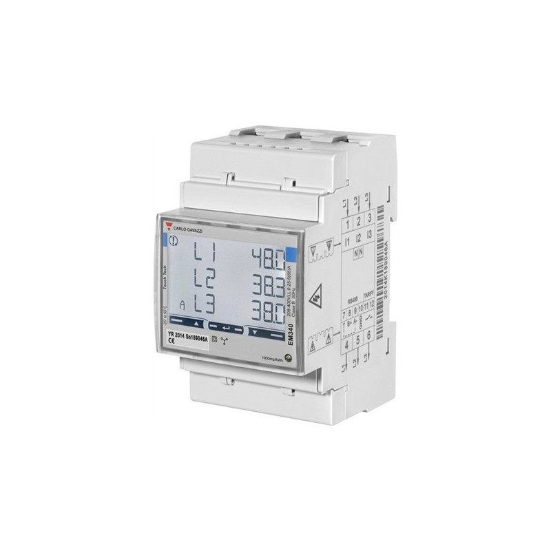 Smart meter Carlo Gavazzi EM340 (3 fazės, 32A) SMARTMETERGAVEM340